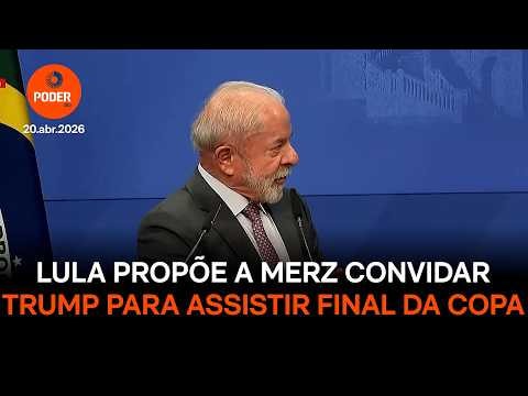 Lula propõe a Merz convidar Trump para assistir final da Copa
