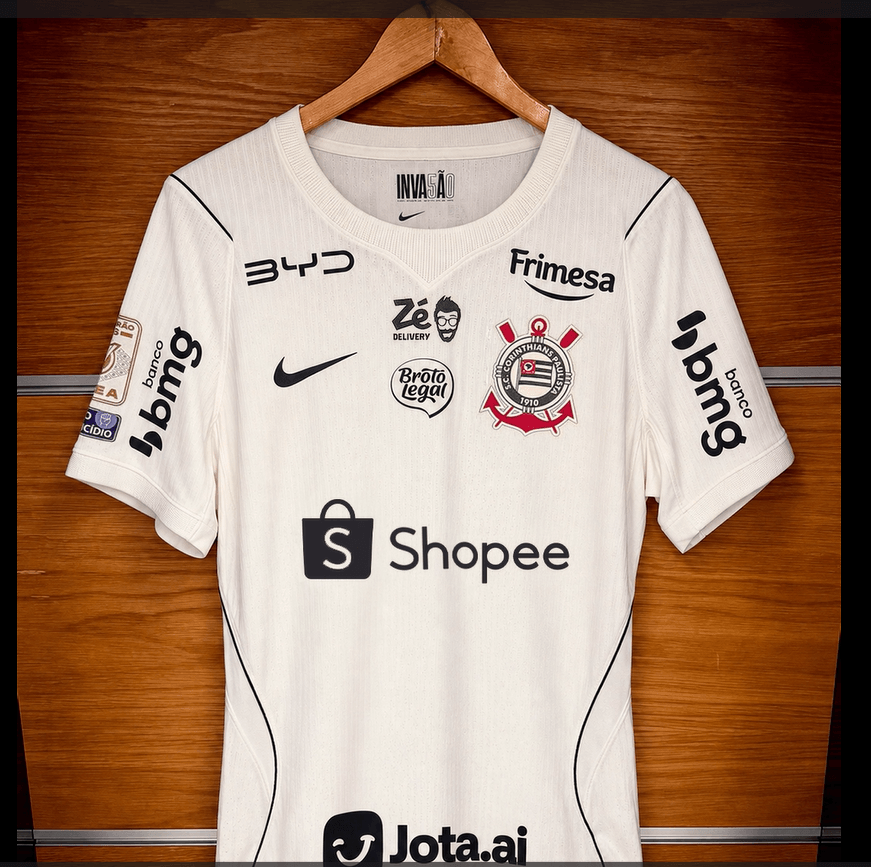 Corinthians anuncia patrocinadora máster para reta final do Brasileirão
