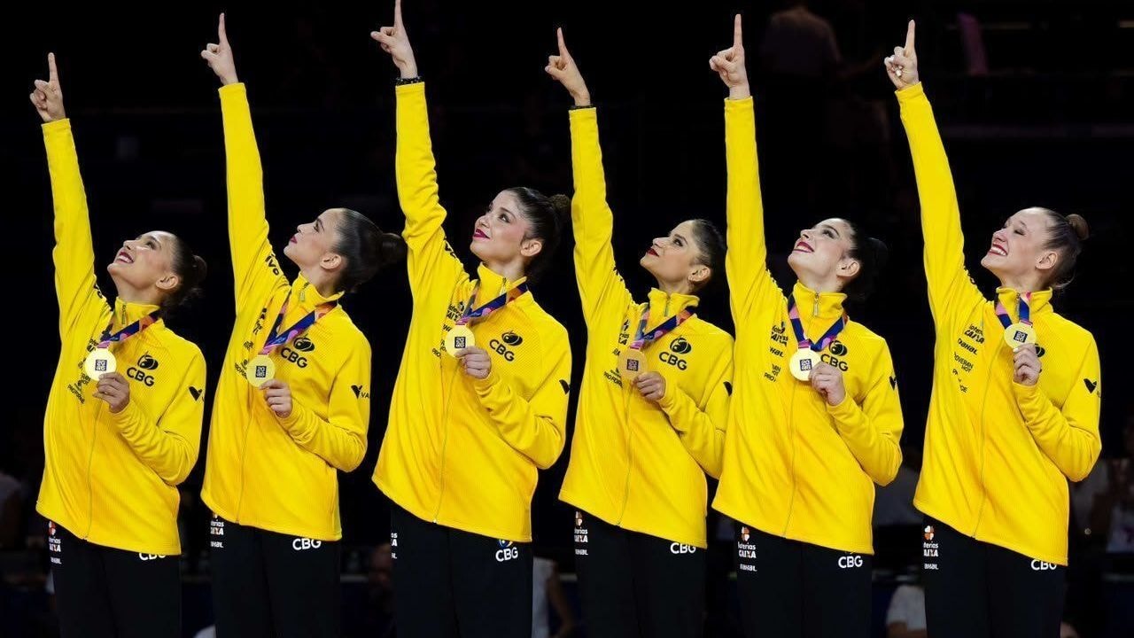 Brasil faz história e conquista dois ouros no Mundial de ginástica rítmica