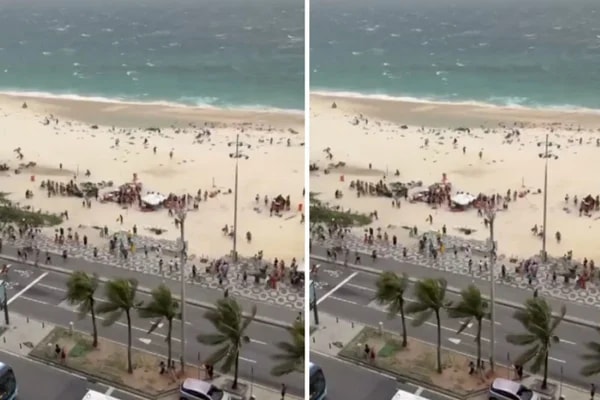 Defesa Civil envia alerta para celulares do RJ após previsão de ventania