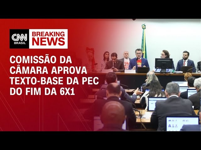 Câmara analisa PEC sobre fim da escala 6×1 em 1º turno; acompanhe