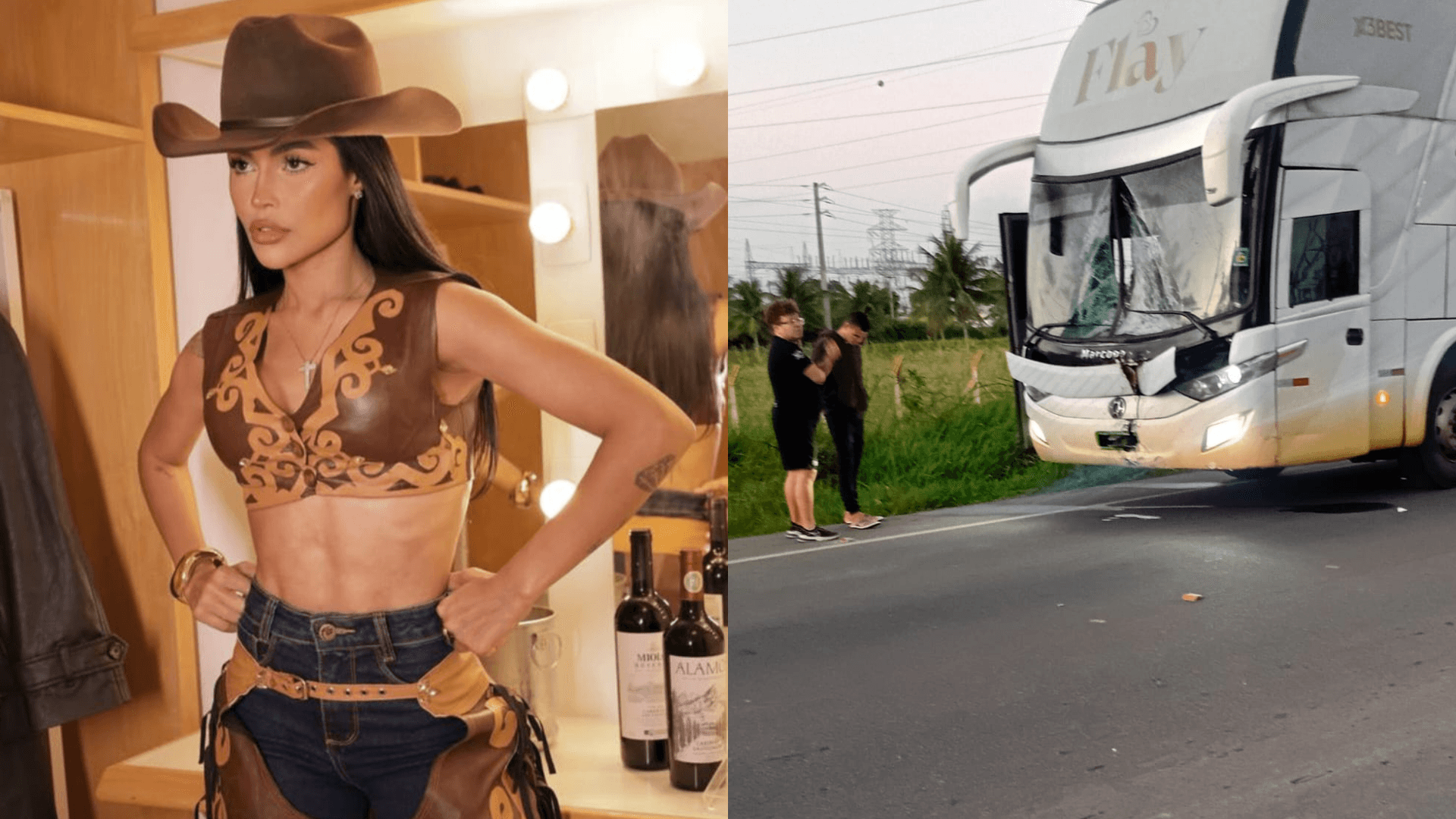 MC Guimê se pronuncia após esposa e a filha sofrerem acidente de carro
