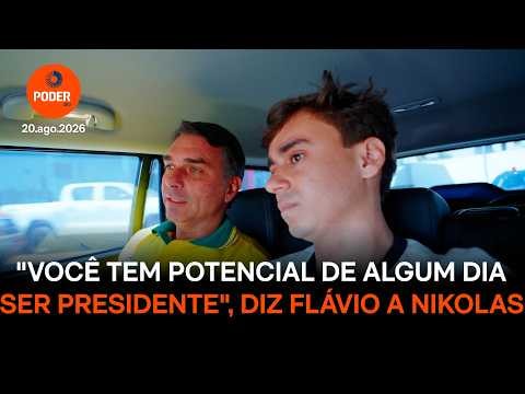 “Você tem potencial de algum dia ser presidente”, diz Flávio a Nikolas