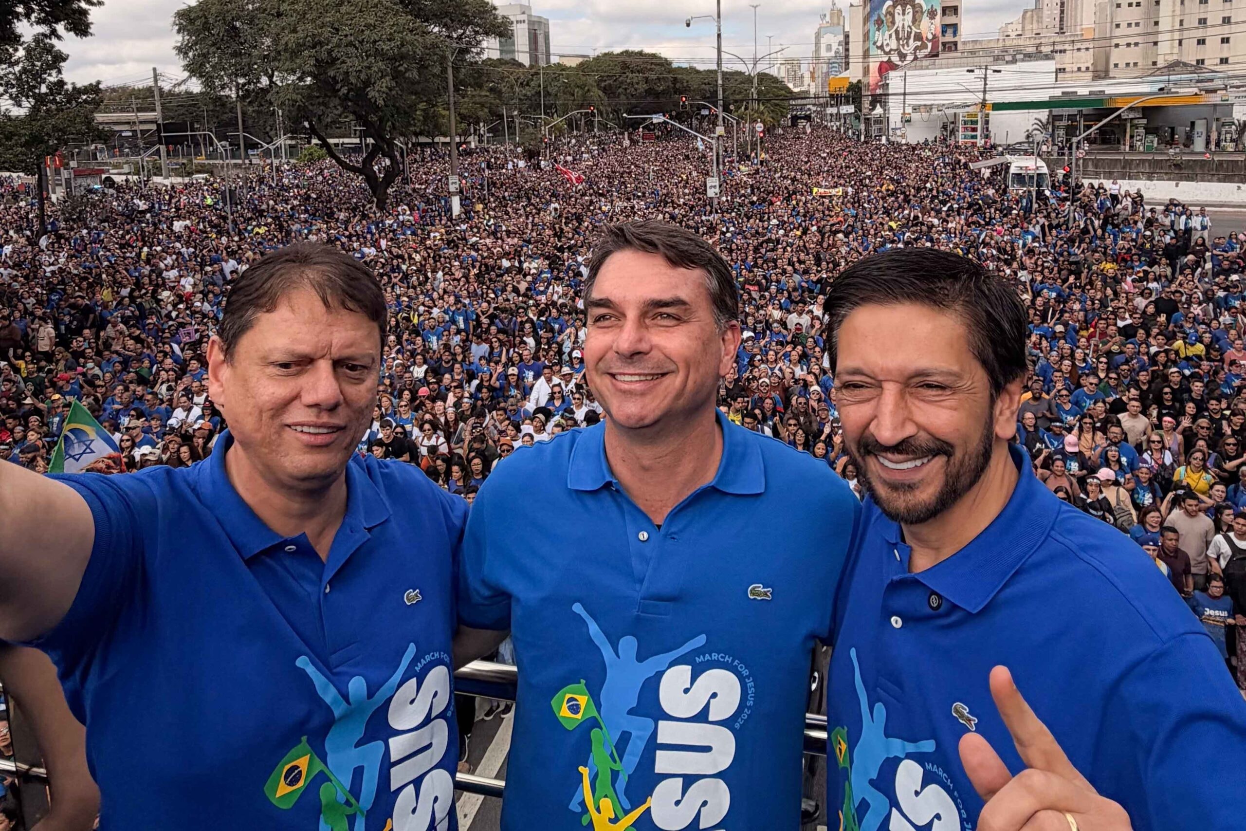 Nunes diz que Tarcísio vai dar um coro em Haddad: "Professorzinho"
