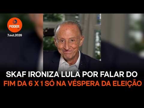 Skaf ironiza Lula por falar do fim da 6 X 1 só na véspera da eleição