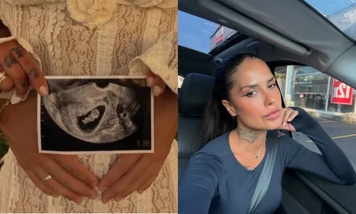 Tati Zaqui anuncia gravidez duas semanas após pedido de casamento