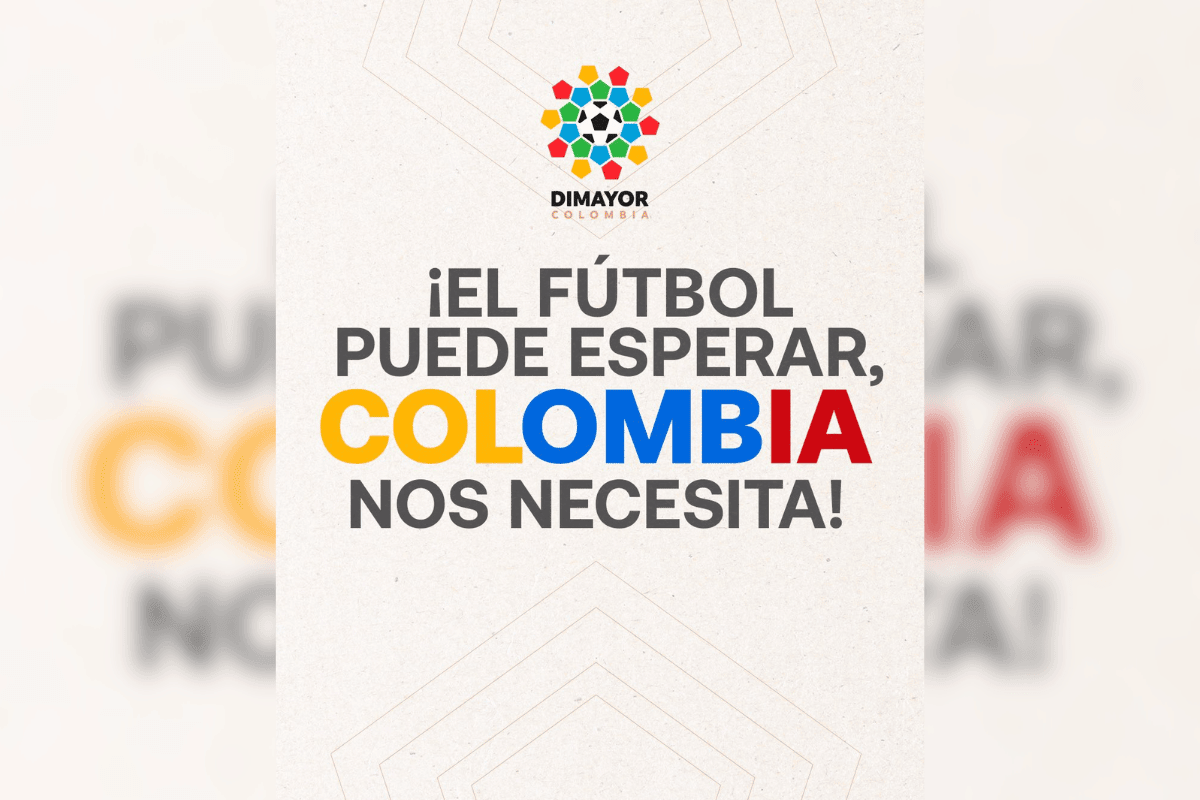 Colômbia: organização suspende futebol no país por uma semana
