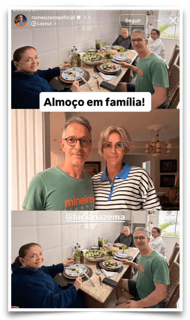 A 1 dia da eleição, Zema visita o pai e corta o cabelo