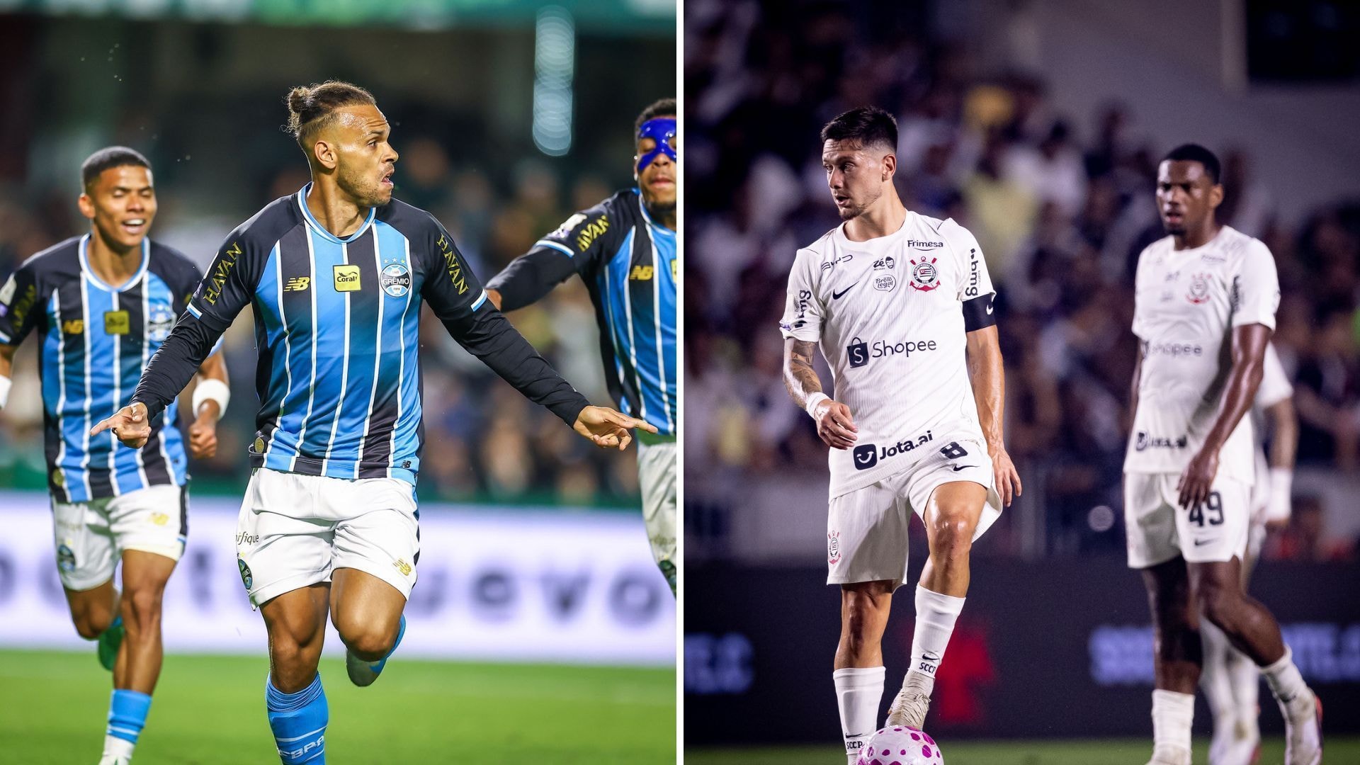 Veja a agenda de jogos de Corinthians e Grêmio até o fim do Brasileirão