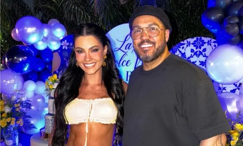 Rayane Figliuzzi comemora aniversário ao lado de Belo e surpreende ao comentar término após brigas e acusação de traição