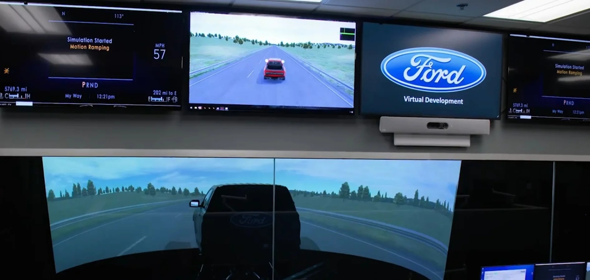 Conheça o simulador da Ford que usa tecnologia para recriar qualquer estrada