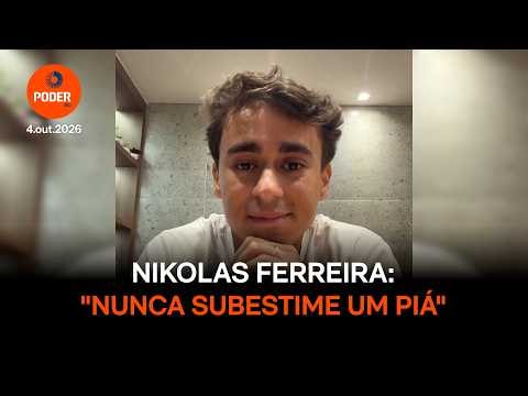 Nunca subestime “um piá”, diz Nikolas após receber 3 milhões de votos