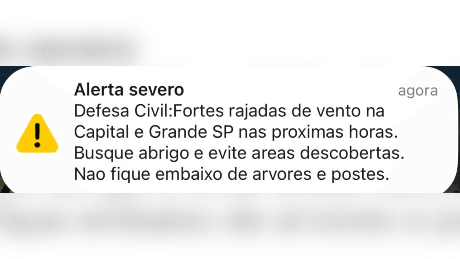Defesa Civil mantém alerta para rajadas de vento no Rio nesta quinta (30)