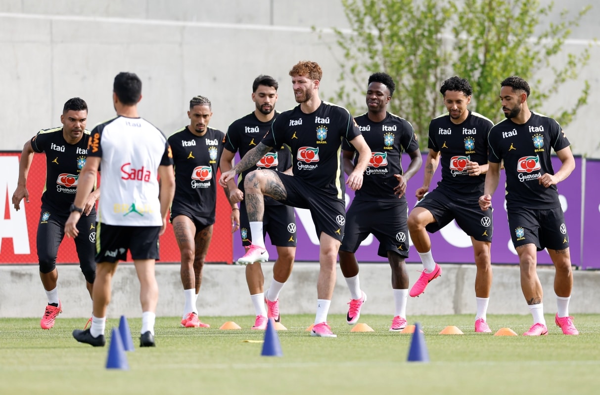 Confira como foi o primeiro treino da Seleção Brasileira nos EUA
