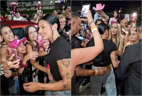 Ana Castela surpreende fãs durante tumulto após show no Rio; VÍDEO