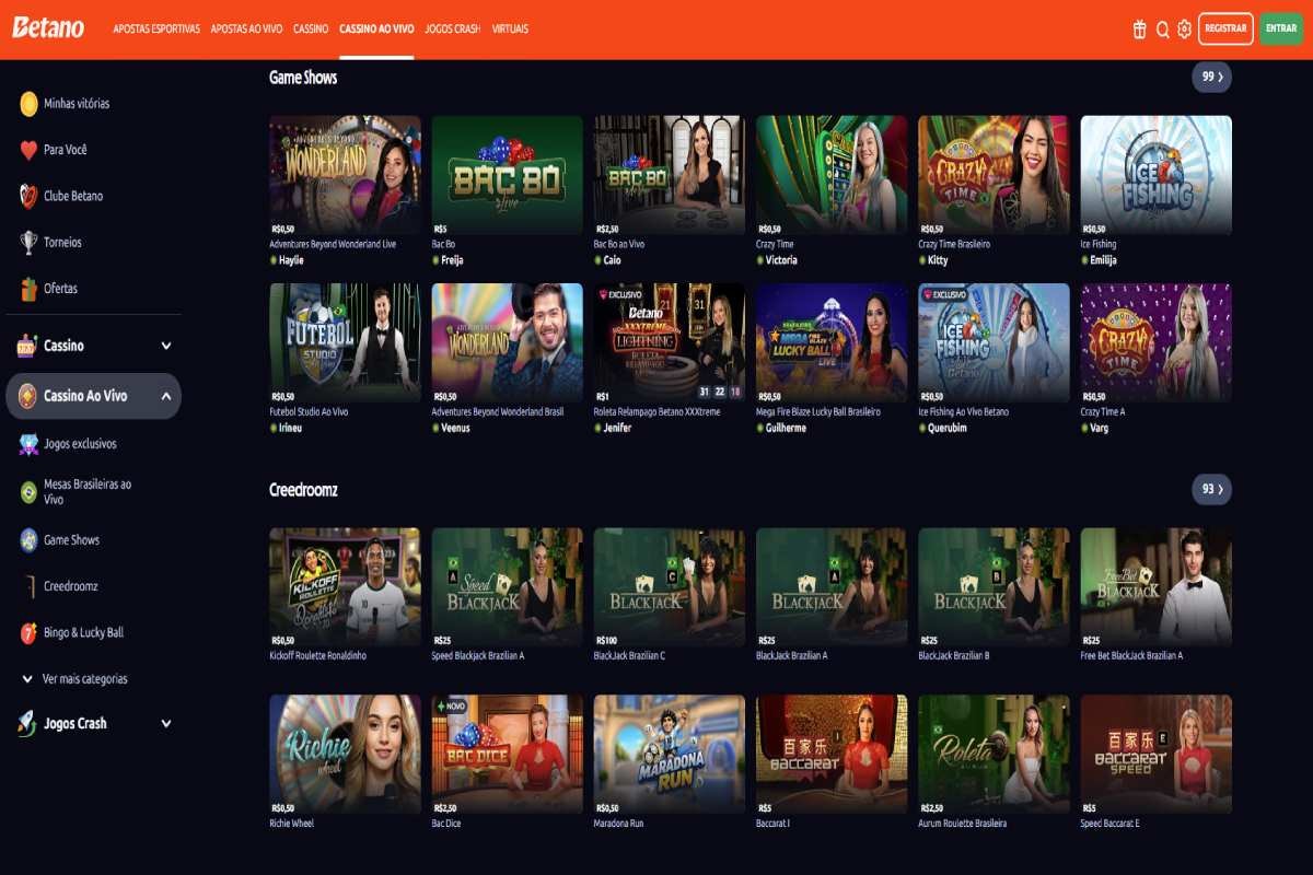 Betano Cassino: jogos, Pix, app e recursos ao vivo