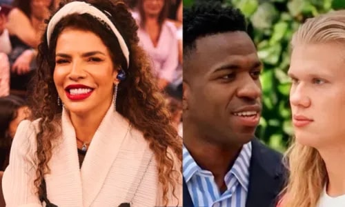 Vanessa da Mata detona meme de Vini Jr e Haaland e web não perdoa
