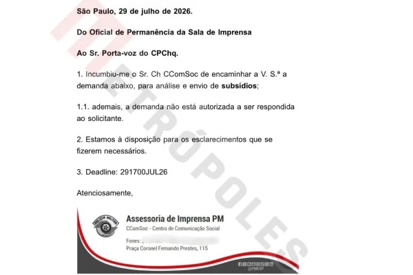 Atirador usou carro de app para fugir após ataque a tenente da Rota