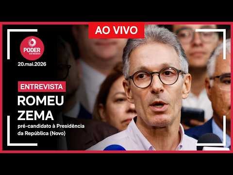 Ao vivo: Poder360 entrevista Romeu Zema, pré-candidato à Presidência