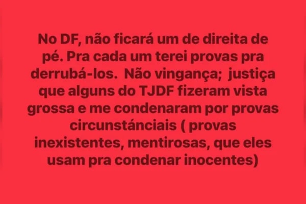Suspeito de matar casal em condomínio: “Não ficará 1 de direita em pé”