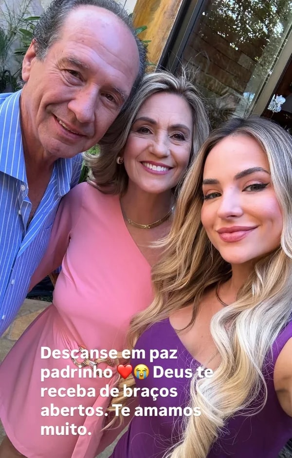 Gabi Martins homenageia padrinho que morreu pouco antes de seu show
