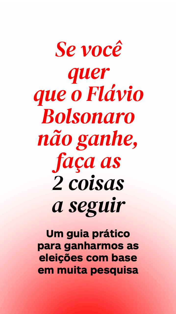 Como vencer Lula ou Flávio? Material não oficial circula nas redes