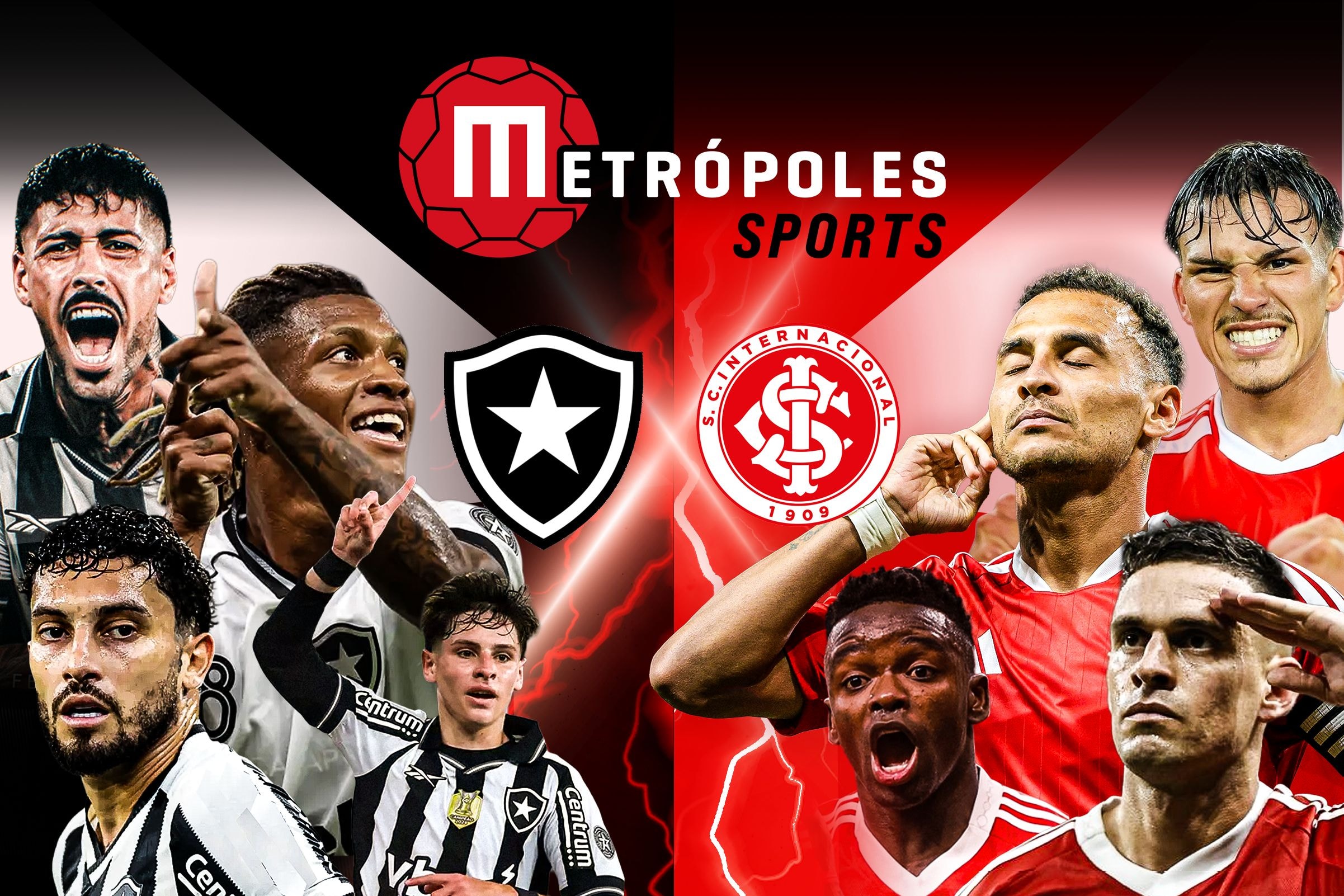 É hoje! Botafogo x Internacional se enfrentam em jogão no DF