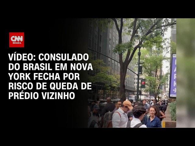 Vídeo: Veja momento em que consulado do Brasil em NY é esvaziado