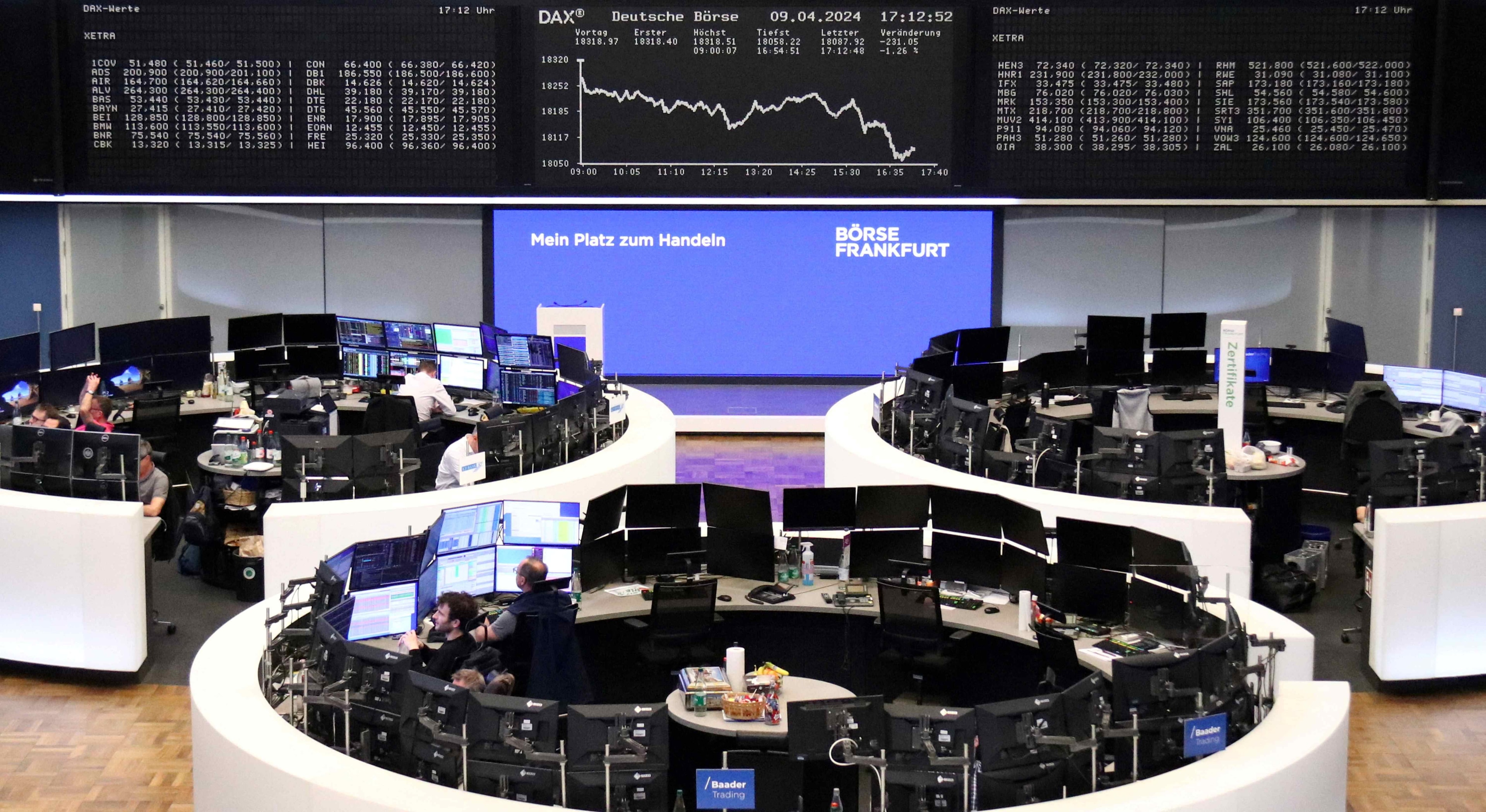 Bolsas da Europa fecham na maioria em queda de olho em EUA-Irã e dados europeus