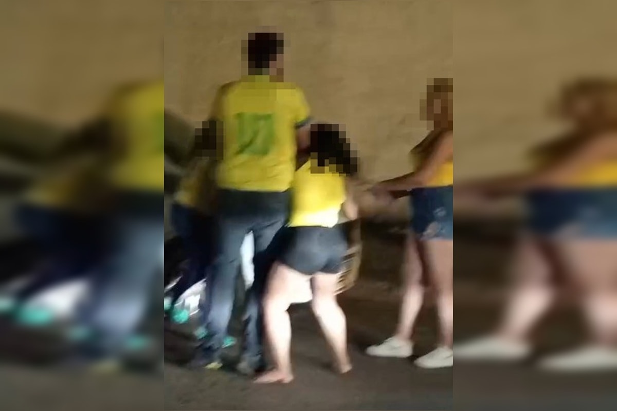 Briga de mulheres após jogo do Brasil vira confusão generalizada no DF