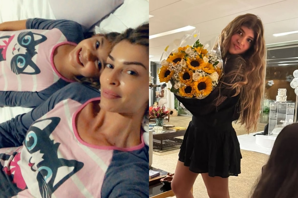 Filha de Grazi e Cauã Reymond faz 14 anos e recebe homenagem
