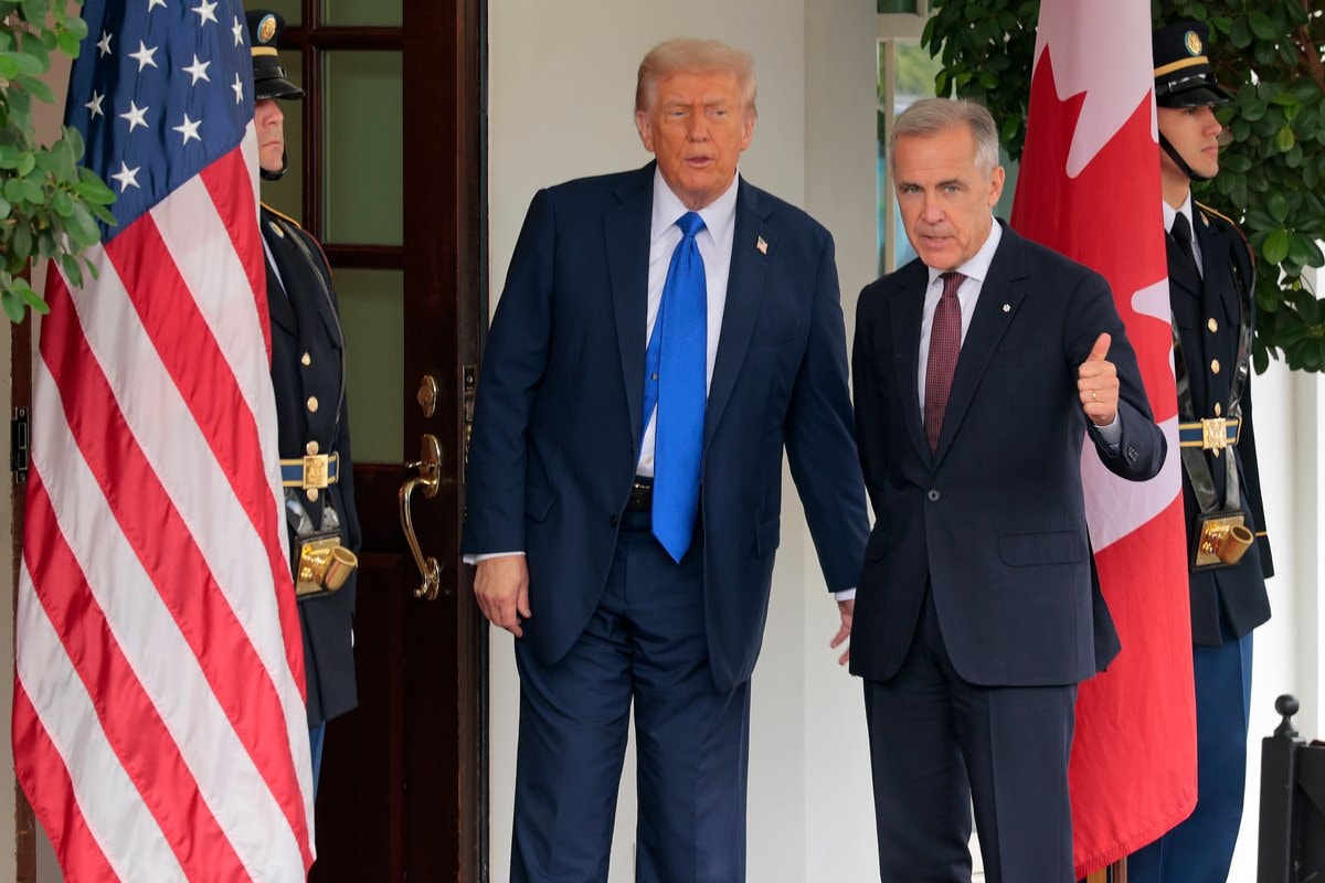 Trump diz que "nunca interferiria" em idioma francês no Canadá