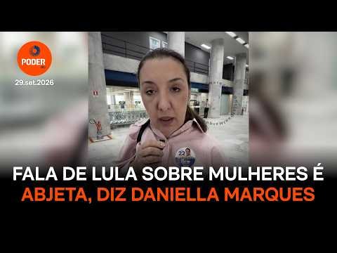Declaração de Lula sobre toque em mulheres é abjeta, diz Daniella Marques