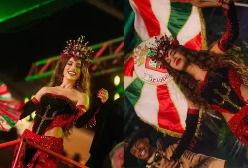 Anitta mostra bastidores na Grande Rio e ganha 'declaração' de Danilo Mesquita