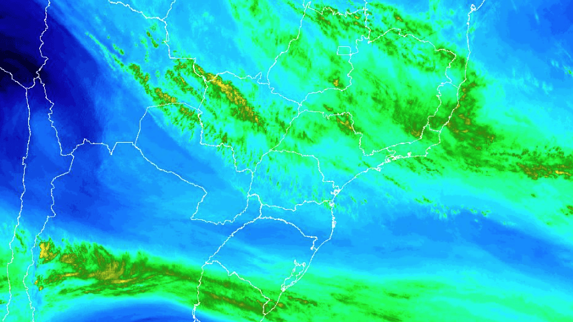 Nova frente fria se aproxima e deve trazer chuvas intensas ao Sul do Brasil