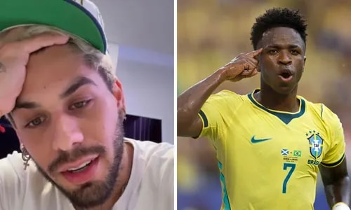 Zé Felipe se revolta por atitude de Vini Jr. com Haaland após derrota