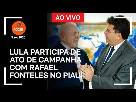 Ao vivo: Lula participa de ato de campanha com Rafael Fonteles no Piauí