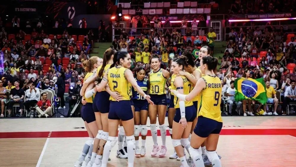 Liga das Nações: Brasil convoca jovem central para o lugar de Júlia Kudiess