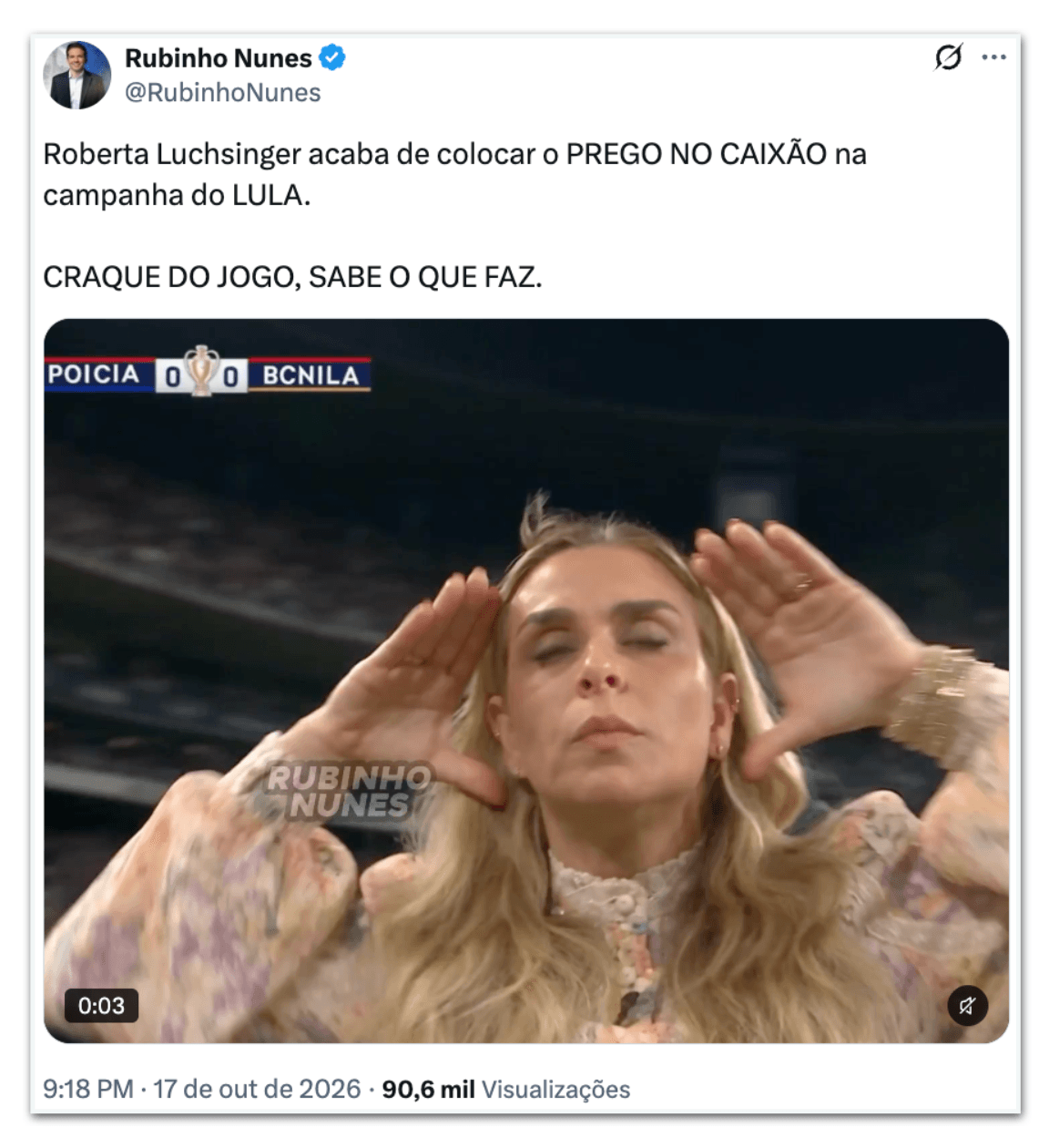 Entrevista de Luchsinger vira meme após críticas a Lula