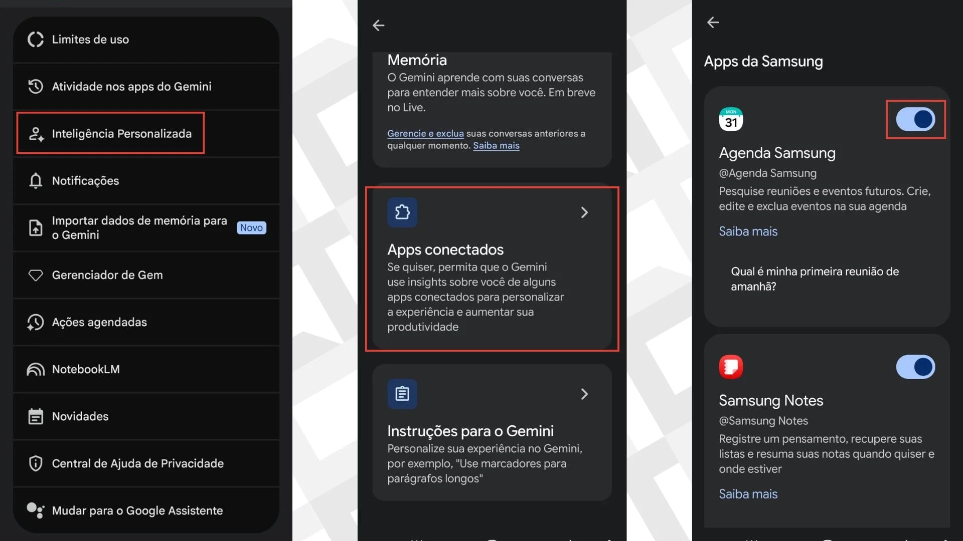 Como o Gemini pode deixar seu celular Galaxy ainda mais inteligente