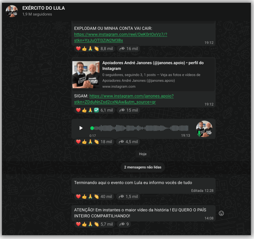 Janones cria “Exército de Lula” e une quase 2 milhões em canal