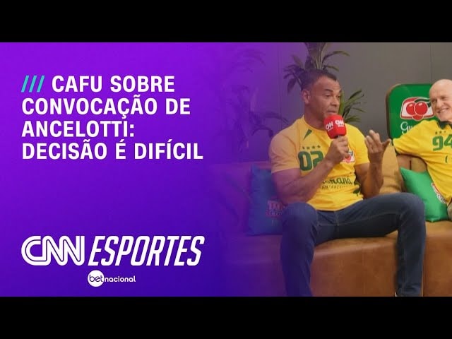 À CNN, Cafu comenta convocação: “Temos que respeitar a decisão do técnico”