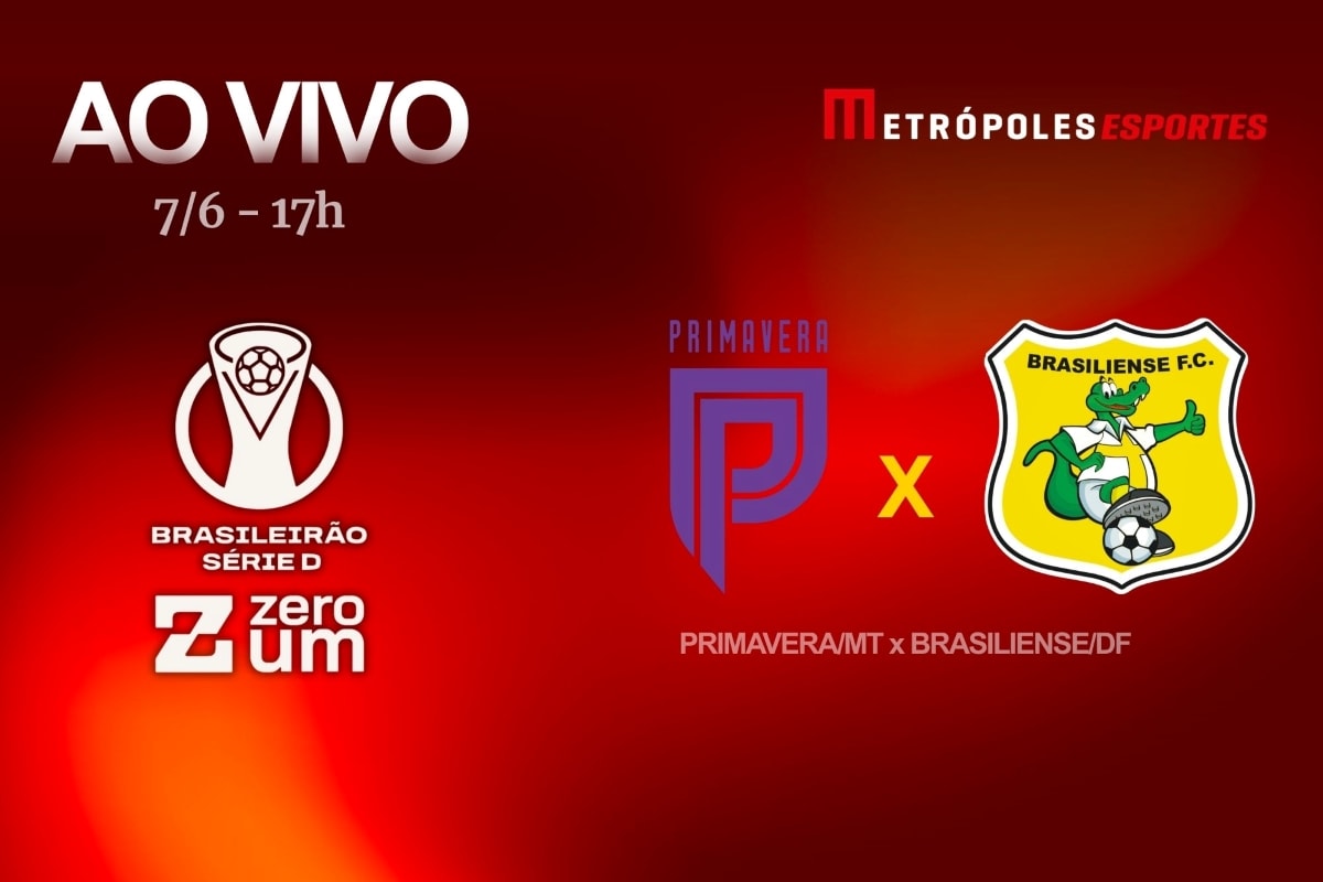 Série D ZeroUm: Metrópoles transmite Primavera-SP x Brasiliense-DF. Veja vídeo