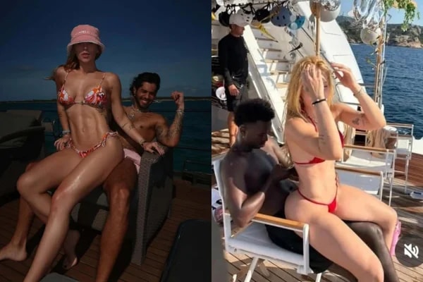 Virginia Fonseca repete com Vini Jr. foto que tirou com Zé Felipe