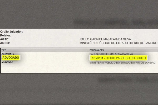 Advogado de liderança do CV foi chefe de gabinete de vereador no RJ