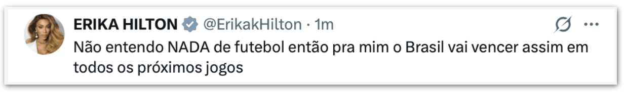 Políticos comemoram 1ª vitória da seleção brasileira na Copa