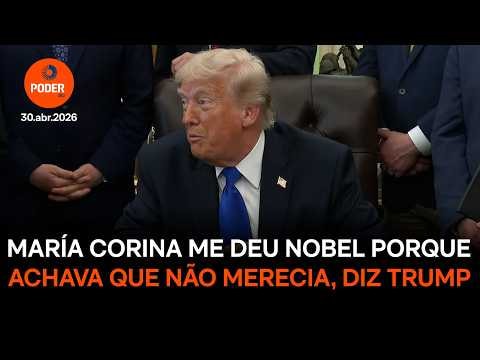 “Corina me deu seu Nobel porque achava que não o merecia”, diz Trump