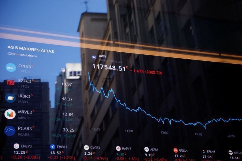 Bolsa caminha para uma das maiores quedas desde o Plano Real
