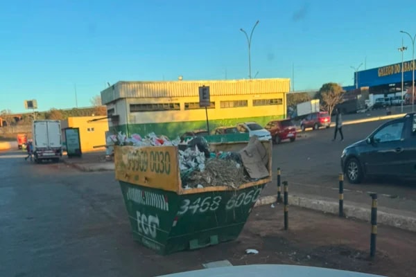 Associação denuncia lixo acumulado na Ceasa-DF por falhas na coleta
