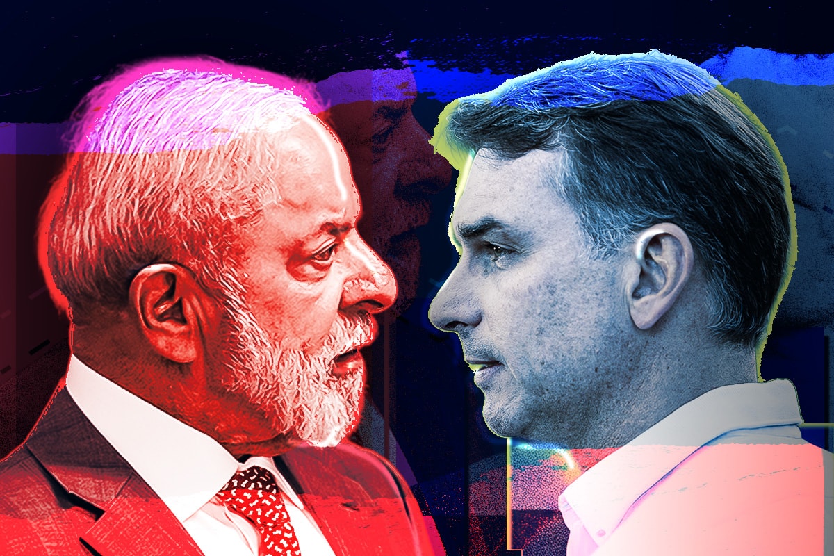 BTG/Nexus: Lula lidera 1º turno e empata com Flávio e Caiado no 2º